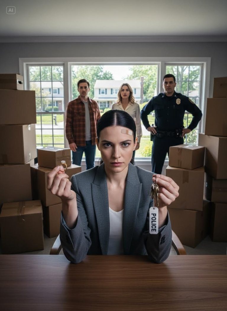 Au petit-déjeuner, au moment où j'ai refusé de donner ma carte de crédit à sa sœur, mon mari m'a jeté du café en pleine tête et a aboyé : « Plus tard, elle vient à la maison. Donne-lui tes affaires ou va-t'en ! ” Tremblant de douleur, de rage et d'incrédulité, j'ai emballé tout ce que je possédais et laissé. Alors quand il est finalement revenu avec sa sœur, il s'est figé en pleine merde à ce qui l'attendait...... Mon mari, Ryan, a jeté le café avant même que je comprenne qu'on se battait. Une seconde, j'étais debout au comptoir de la cuisine de notre maison en ville à l'extérieur de Columbus, j'ai glissé des œufs brouillés sur deux assiettes, et la suivante, une vague de chaleur brouillante a frappé ma joue, le menton et le cou si vite que j'ai eu J'ai fait tomber la spatule et j'ai crié. La tasse s'est brisée près de l'évier, un liquide brun qui coule sur les portes de l'armoire. Ryan n'avait même pas l'air choqué par ce qu'il avait fait. Il avait l'air irrité, comme si je l'avais mis en retard. « Tout ça parce que j'ai demandé une chose simple ? » a-t-il craqué. De l'autre côté de la table, sa sœur Nicole était assise congelée avec son sac à main de couturier sur ses genoux, la bouche légèrement ouverte, mais elle ne m'a pas dit un mot. Pas un seul. Elle était venue à l'improviste à sept h 30 du matin, agissant nerveuse, demandant à Ryan s'il m'avait « déjà parlé. » J'ai appris pourquoi dix minutes plus tard. Ryan m'a pointé du doigt avec la main qui venait de lancer la tasse. « Plus tard, elle viendra à la maison. Donne-lui tes affaires ou va-t'en ! ” « Mes affaires ? ” Ma voix a tremblé. « Vous voulez dire ma carte de crédit. Mon ordinateur portable. Mes bijoux. La montre que ma mère m'a laissé. T'es fou ? ” Nicole a enfin parlé, douce et moche. « C'est temporaire. J'ai juste besoin d'aide. ” « Vous aviez déjà « besoin d'aide » l'année dernière, » ai-je dit en pressant une serviette à vaisselle sur ma peau qui brûle. « Et votre aide s'est transformée en six mille dollars que je n'ai jamais récupérés. ” Ryan a claqué sa paume sur la table. « Elle est de la famille. ” « Moi aussi. ” C'est là qu'il a ri. Un rire court et froid qui faisait que la pièce se sentait plus petite qu'elle ne l'était. « Non, » a-t-il dit. « Vous vivez ici. C'est différent. ” Je l'ai regardé. J'ai vraiment regardé. À l'homme avec qui j'étais marié pendant quatre ans. Sur l'homme qui avait une fois pleuré dans une salle d'attente de l'hôpital quand mon père est À l'homme qui se tenait maintenant dans notre cuisine, du café sur ma peau, me donnant l'ordre de remettre mon argent et les bijoux de ma mère morte à sa sœur comme si j'étais un stockage avec un pouls. Quelque chose en moi est devenu complètement immobile. Je suis monté sans autre mot. Ryan a appelé après moi, s'attendant probablement à pleurer, supplier, une autre série de disputes. Au lieu de cela, j'ai pris des photos de mon visage dans le miroir de la salle de bain, appelé soins urgents, puis appelé mon amie Tasha. Après ça, j'ai appelé une société de déménagement qui offrait un service le jour même, puis un serrurier. À midi, tous les tiroirs qui m'appartenaient étaient vides. Par deux, mes vêtements, documents, souvenirs et équipement de travail étaient emballés. Et à trois heures quinze, quand Ryan s'est arrêté dans l'allée avec Nicole sur le siège passager, il a traversé la porte d'entrée et s'est arrêté mort. La maison a résonné. Un officier de police en uniforme se tenait dans le salon à côté de la dernière pile de mes boîtes, et sur la table à manger, sous mon alliance, a déposé une copie du rapport de police. ..... A suivre en C0mments 👇