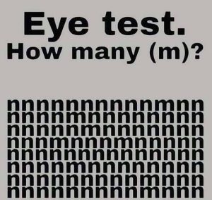 Riesci a trovare la "M" nascosta?