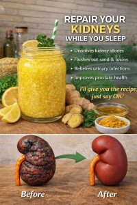 Natural Nighttime Drink for Kidney Support: Lemon & Ginger Recipe
