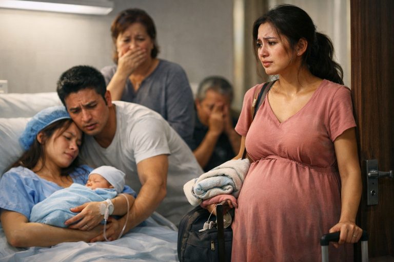 My husband’s mistress and I were both pregnant by him. My mother-in-law said, “Whoever gives birth to a boy gets to stay.” I walked away without hesitation—and seven months later, their whole family came begging me for forgiveness.