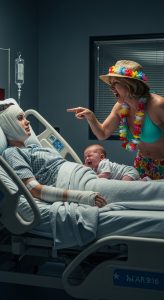 After my car accident, Mom refused to take my six-week-old baby, saying, “Your sister never has these emergencies.” She went on a Caribbean cruise. From my hospital bed, I hired care and stopped the $4,500-a-month support I had paid for nine years—$486,000. Hours later, Grandpa walked in and said…