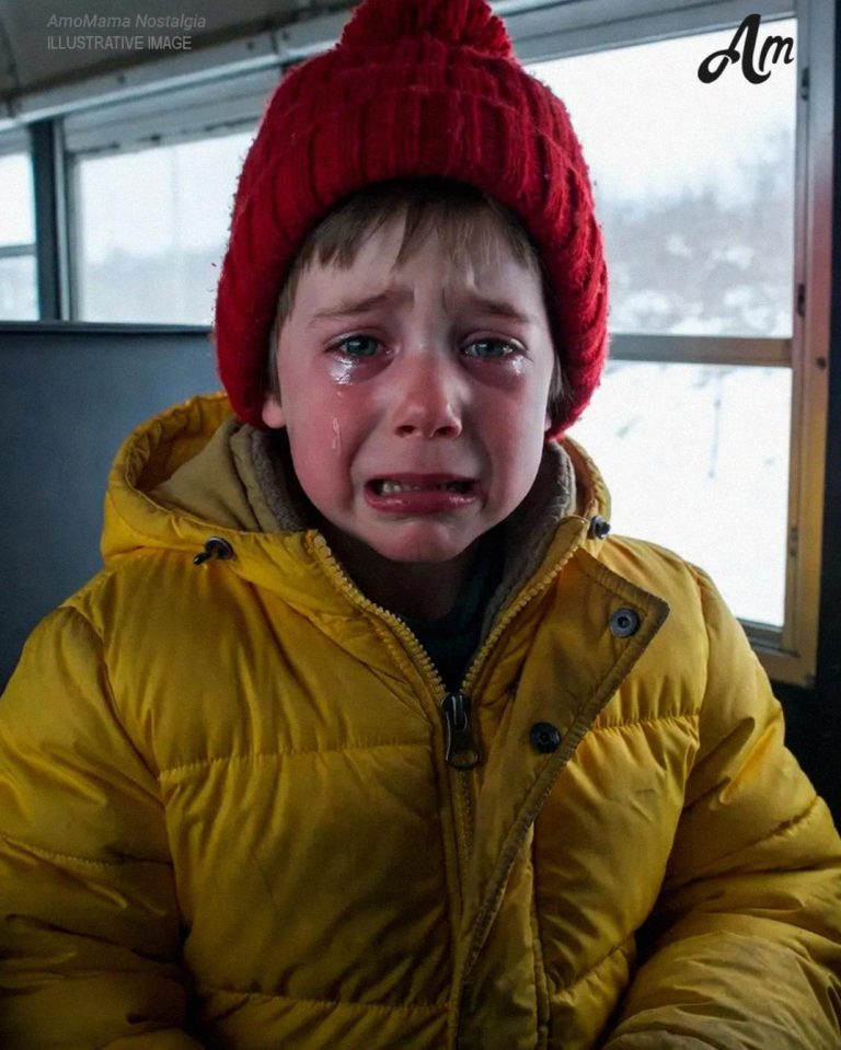 I Noticed a Little Boy Crying in a School Bus, and I Jumped in to Help after Seeing His Hands