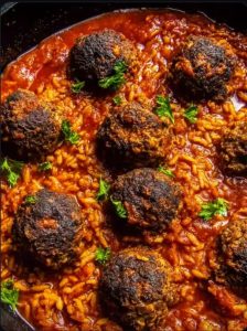 Old-Fashioned Porcupine Meatballs