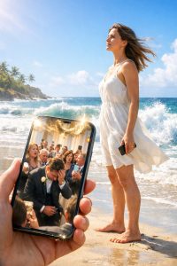 “It Was Just One Night, Don’t Ruin The Wedding,” He Begged After I Found The Texts Two Weeks Before. I Canceled My Half. Kept The Honeymoon Tickets. On What Should’ve Been Our Wedding Day, I Was Alone On A Beach In Bali. He Was Explaining To 200 Guests Why The Bride Didn’t Show — While His Family Blew Up My Phone All Morning, Demanding I Show Up Anyway