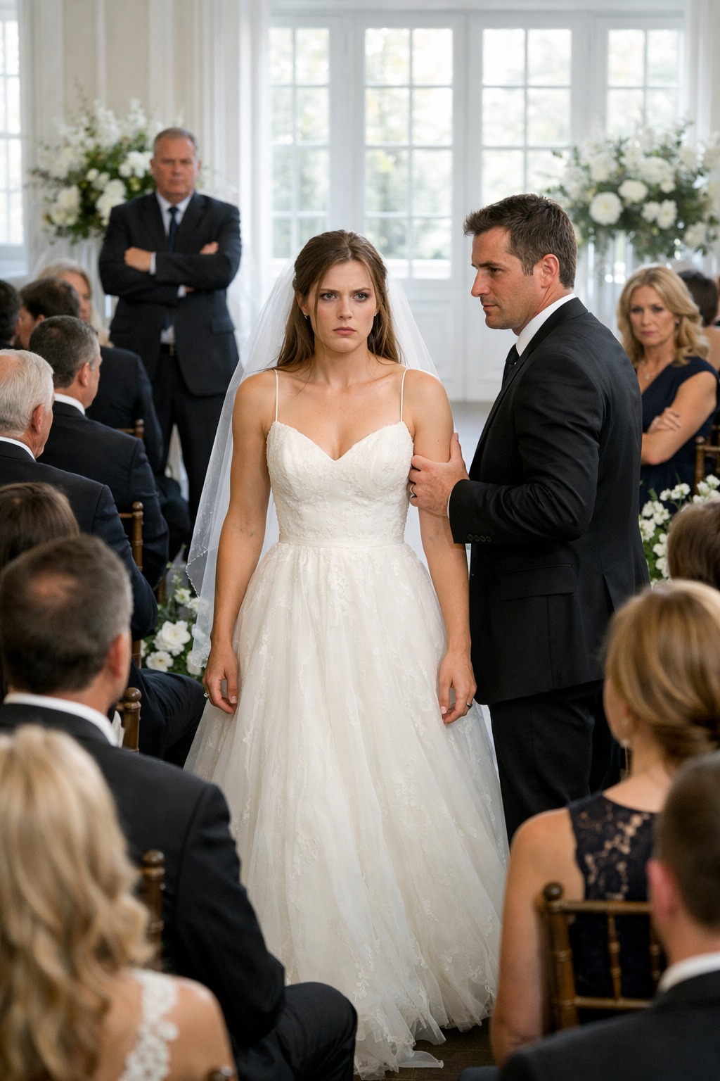 The Aisle Was Empty Beside Me. My DAD Refused — All Because STEPMOM Said I Stealing Her DAUGHTER’s..