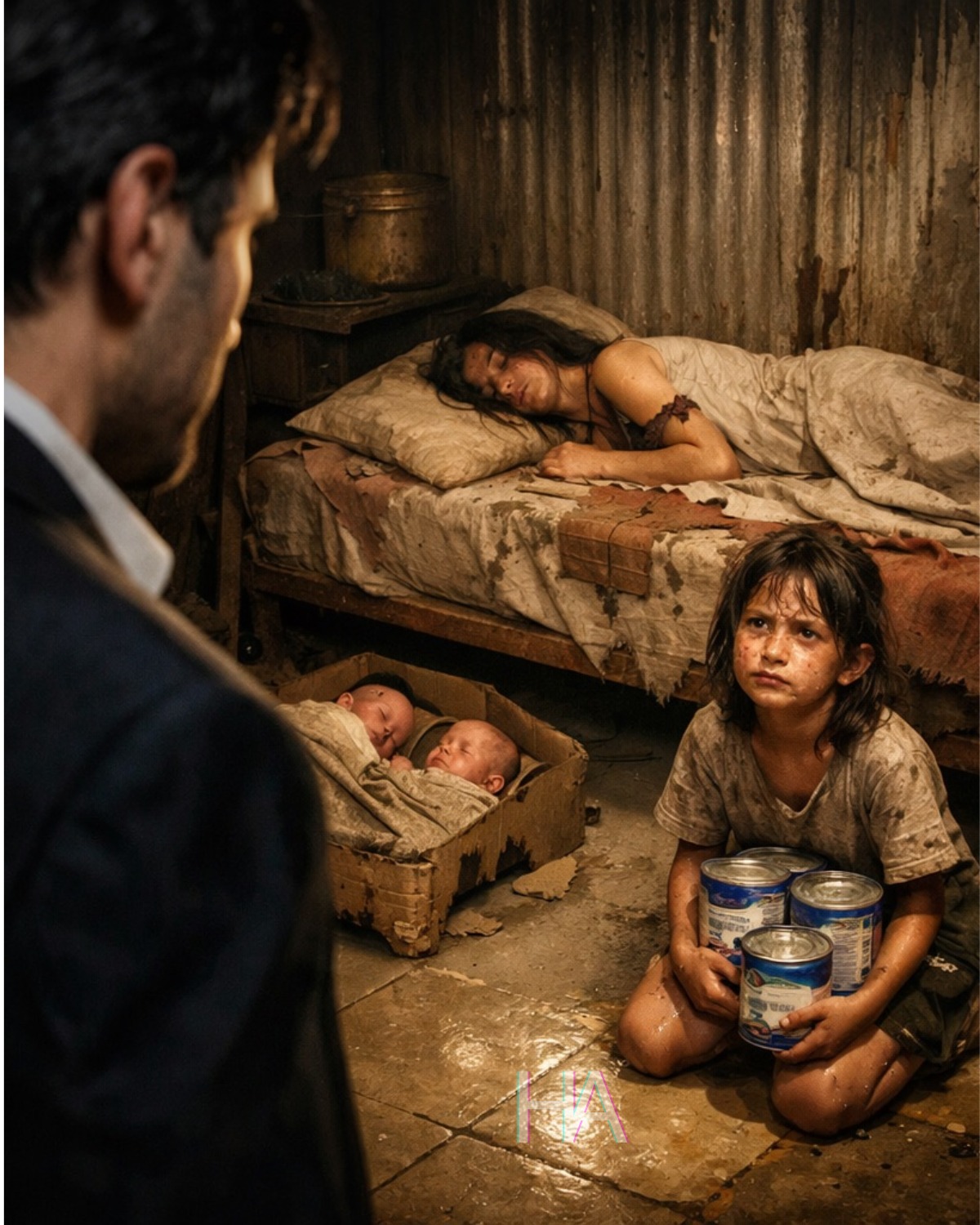 A LITTLE GIRL BEGGED FOR BABY FORMULA IN A LUXURY STORE—SO YOU FOLLOWED HER HOME… AND WHAT YOU FOUND ON THAT BED CHANGED EVERYTHING